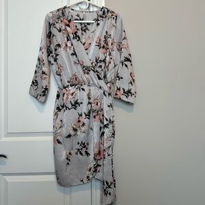 Vijo Couture floral wrap dress